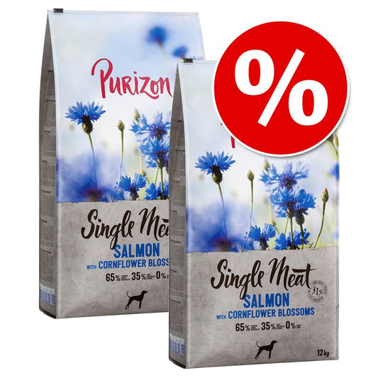 Purizon Single Meat Adult Dog Grain-Free Economy Packs 2 x 12kg || Purizon || view 1