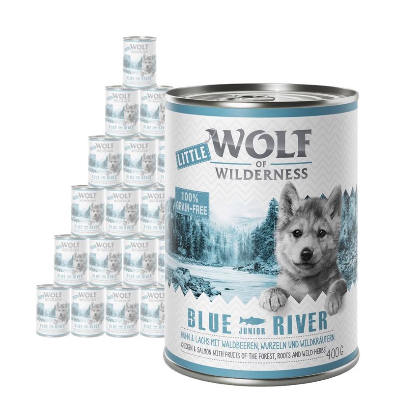Wolf of Wilderness Junior Duo-Protein Recipe Saver Pack 24 x 400g || Wolf of Wilderness || view 4