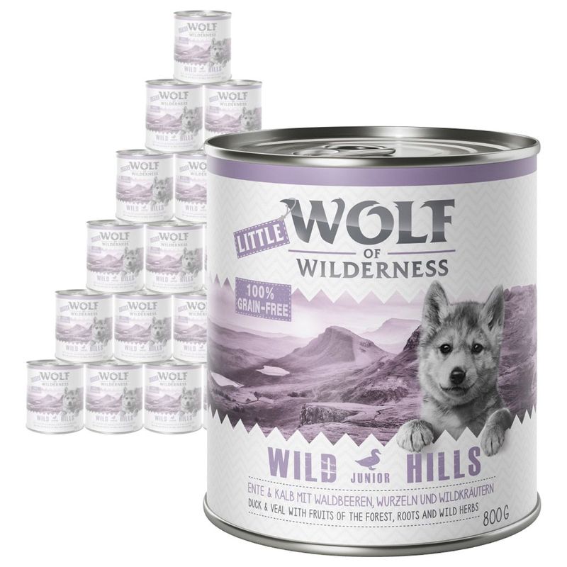 Wolf of Wilderness Junior Duo-Protein Recipe Saver Pack 24 x 800g || Wolf of Wilderness || view 4