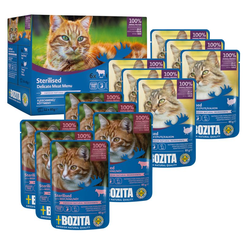 Bozita Sterilised Chunks in Jelly 12 x 85g || undefined || view 4