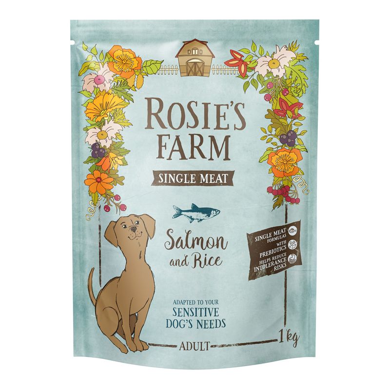 Rosie's Farm Single Meat Adult Salmon with Rice || Rosie's Farm || view 1