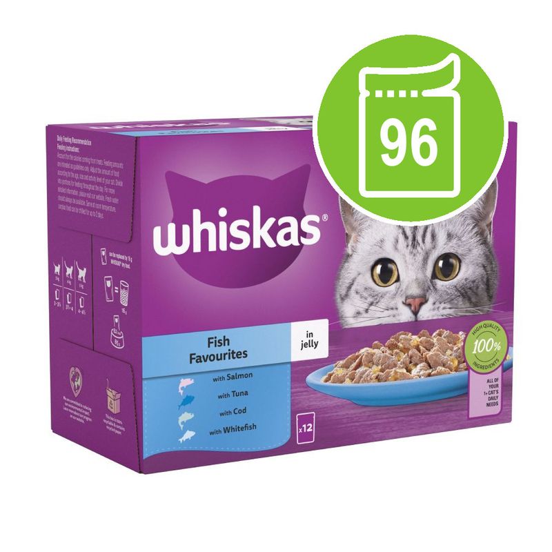 Whiskas 1+ Pouches Mega Pack 96 x 85g || undefined || view 1