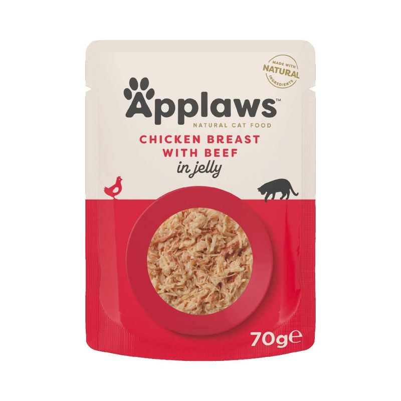 Applaws Adult Cat Pouches in Jelly 16 x 70g || undefined || view 1