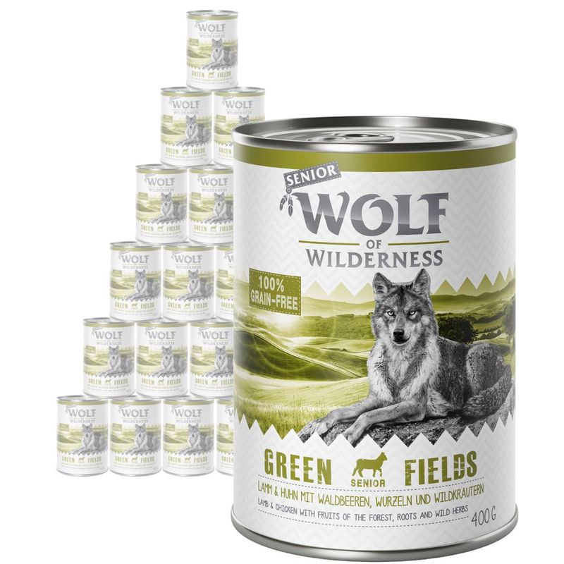 Wolf of Wilderness Senior Duo-Protein Recipe Saver Pack 24 x 400g || Wolf of Wilderness || view 4