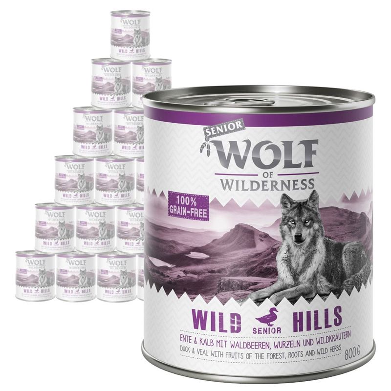 Wolf of Wilderness Senior Duo-Protein Recipe Saver Pack 24 x 800g || Wolf of Wilderness || view 4