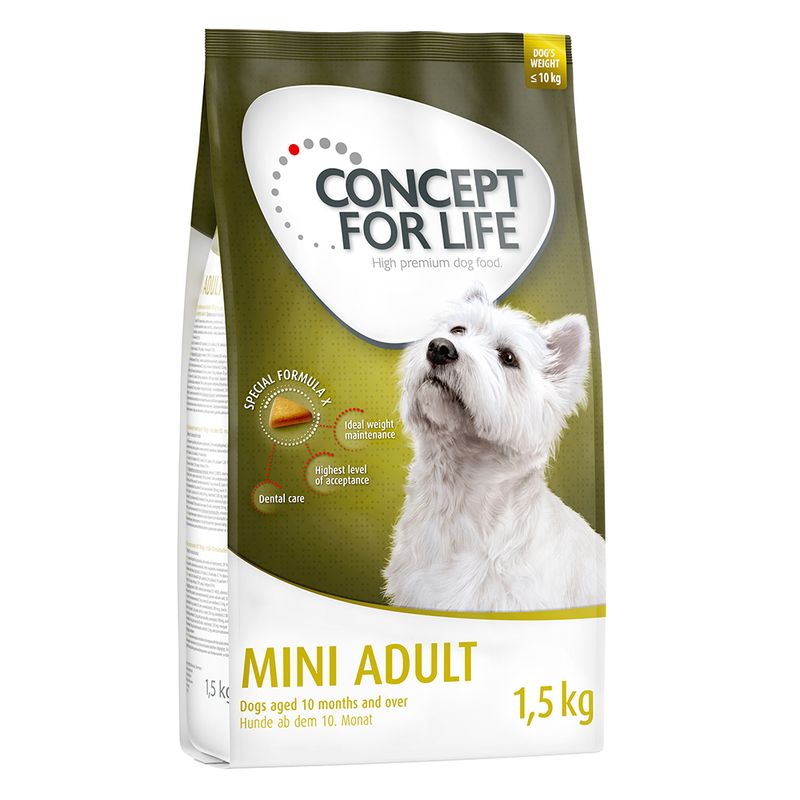1.5kg Concept for Life Dry Dog Food - Special Price! * || Concept for Life || view 1