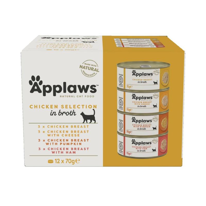 Applaws Adult Mixed Pack Cat Cans 70g || undefined || view 4