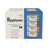 Applaws Adult Mixed Pack Cat Cans in Broth 48 x 70g || undefined || view 1