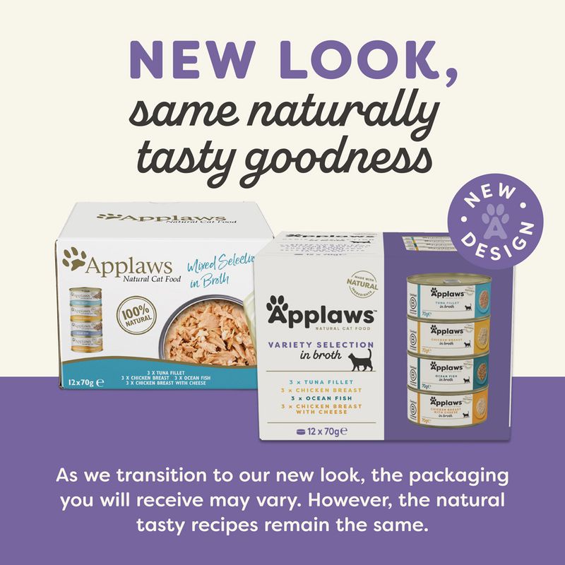 Applaws Adult Mixed Pack Cat Cans in Broth 48 x 70g || undefined || view 6