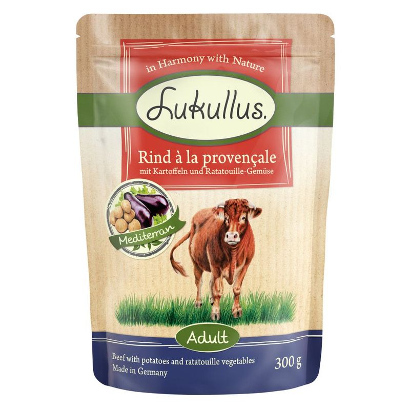 Lukullus Natural Grain-free Pouches 6 x 300g || Lukullus || view 3