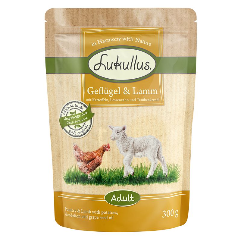 Lukullus Natural Grain-free Pouches 6 x 300g || Lukullus || view 2
