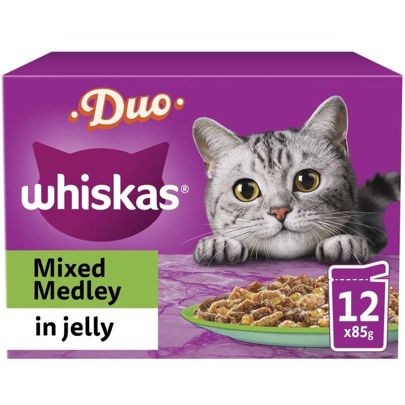Whiskas 1+ Duo Mixed Medley in Jelly || undefined || view 2