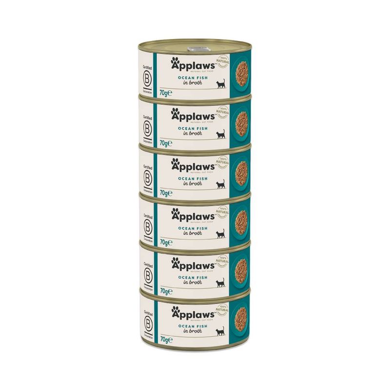 Applaws Adult Cat Cans Tuna/Fish in Broth 70g || undefined || view 31