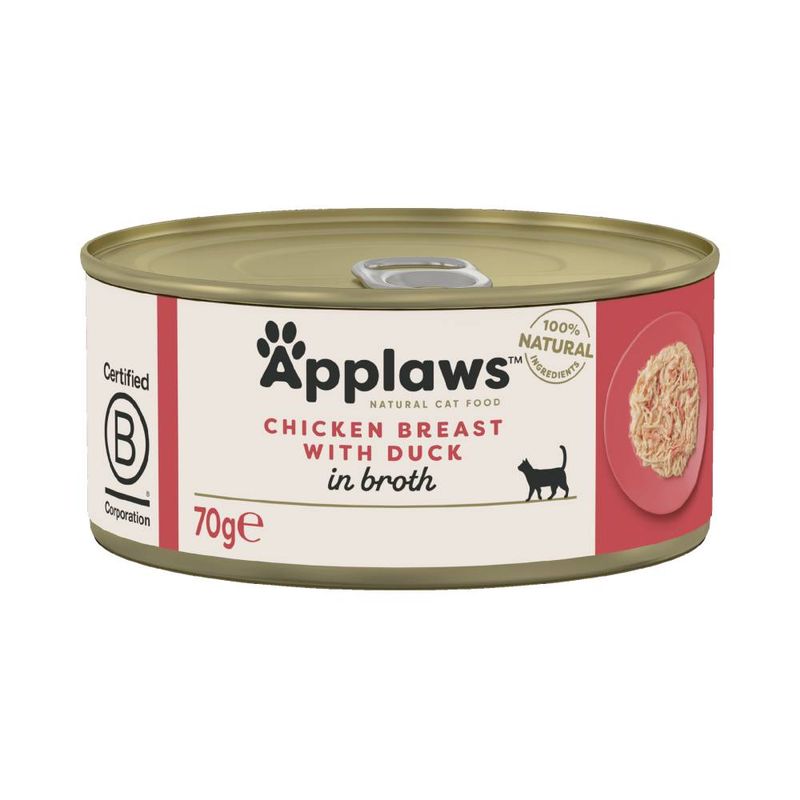 Applaws Adult Cat Cans Chicken in Broth 70g || undefined || view 13