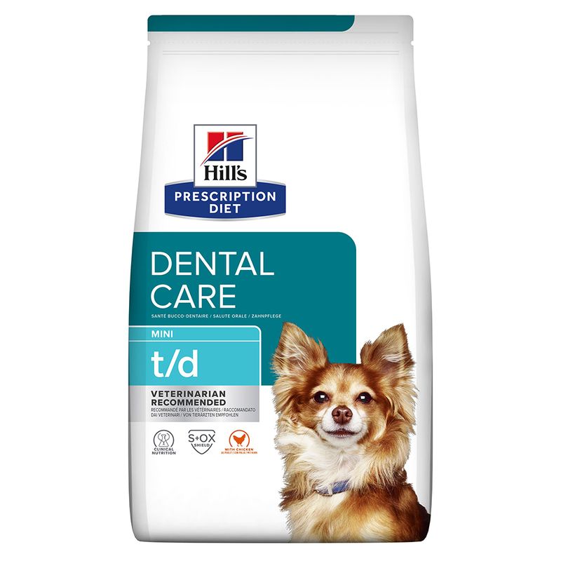 Hill's Prescription Diet Canine t/d Mini Dental Care - Chicken || Hill's Prescription Diet || view 2