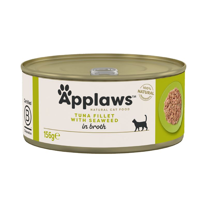 Applaws Adult Cat Cans Tuna/Fish in Broth 156g || undefined || view 13