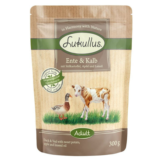 Lukullus Natural Grain-free Pouches 6 x 300g || Lukullus || view 1