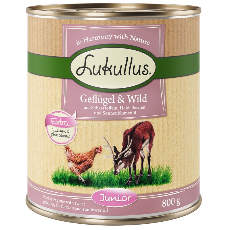 Lukullus Junior Saver Pack 24 x 800g || Lukullus || view 2