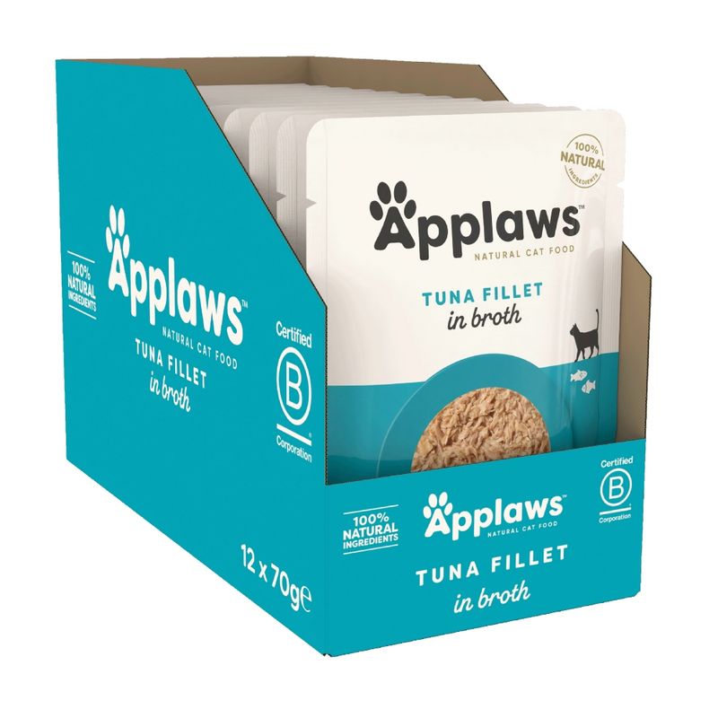 Applaws Adult Cat Pouches in Broth 12 x 70g || undefined || view 10