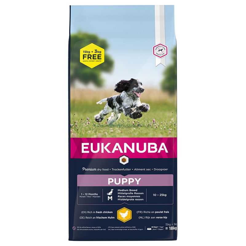 18kg Eukanuba Dry Dog Food - 15kg + 3kg Free! * || Eukanuba || view 4