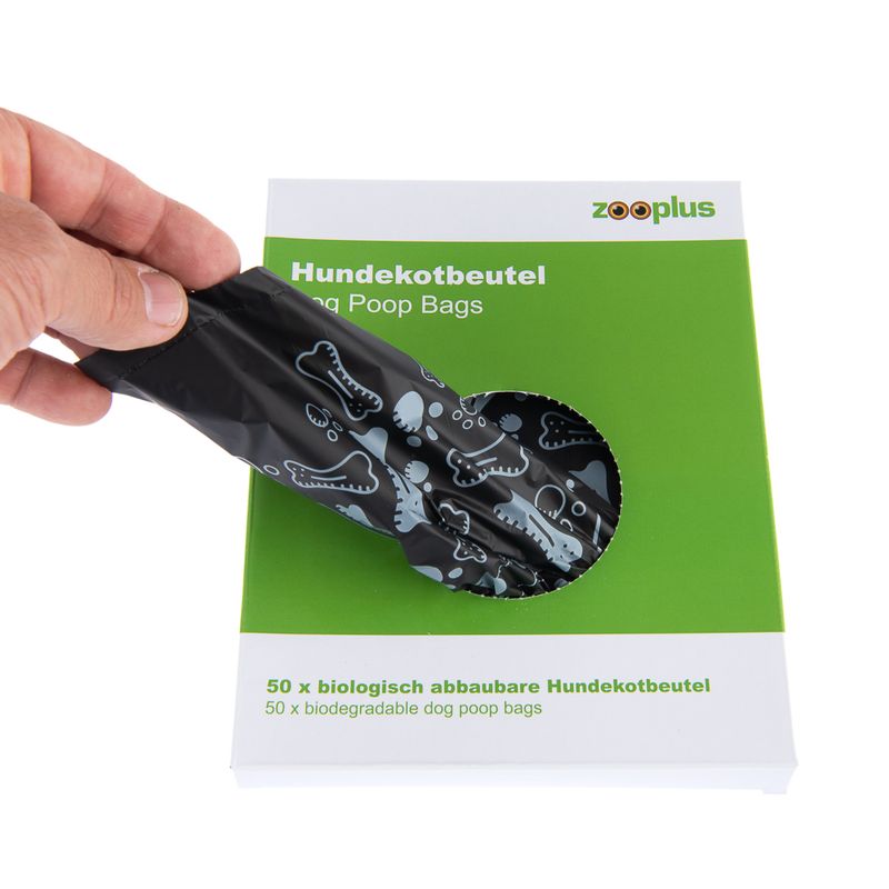 Biodegradable Dog Poop Bags with Handles || zooplus Exclusive || view 4