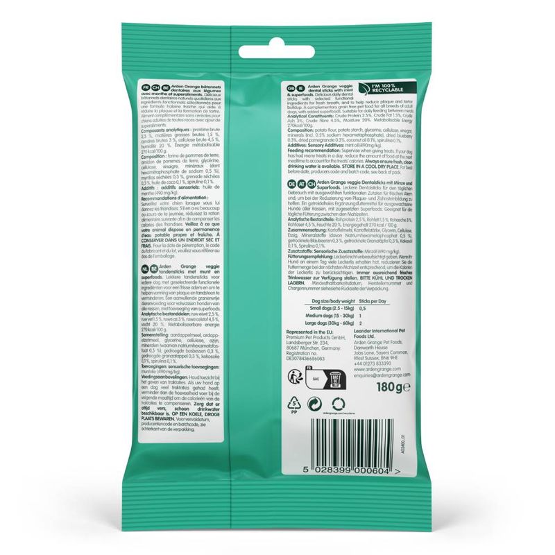 Arden Grange Dental Sticks with Mint & Superfoods || Arden Grange || view 2