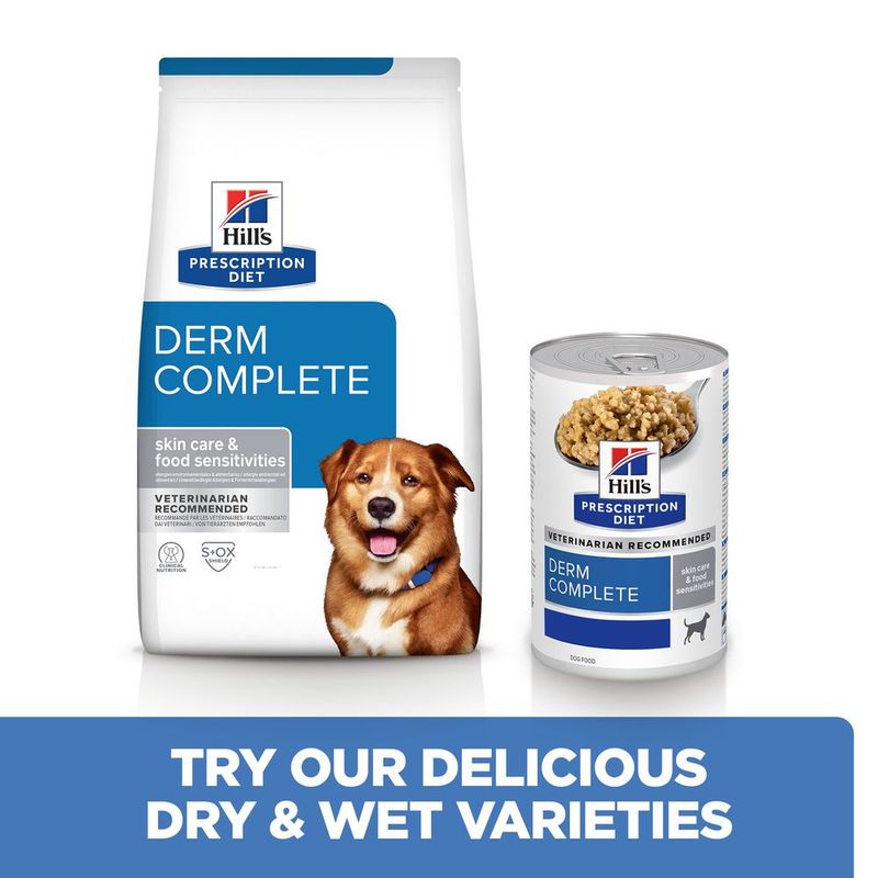 Hill's Prescription Diet Derm Complete with Rice & Egg || Hill's Prescription Diet || view 3
