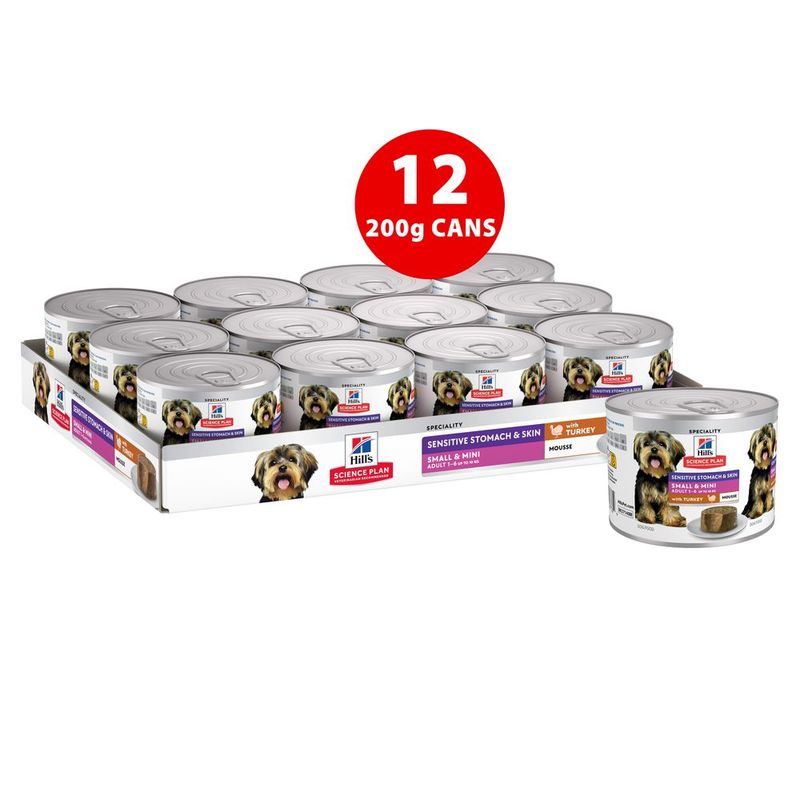 Hill's Science Plan Sensitive Stomach & Skin Small & Mini Mousse || Hill's Science Plan || view 11