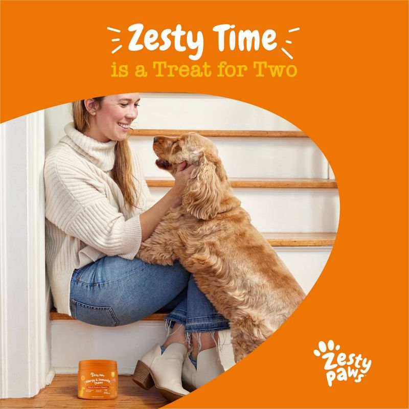 Zesty Paws Allergy & Immunity Chews - Salmon || Zesty Paws || view 9