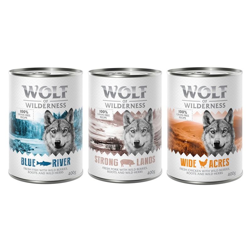Wolf of Wilderness Adult Single Protein Saver Pack 24 x 400g || Wolf of Wilderness || view 11