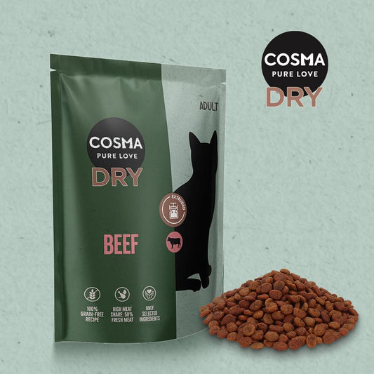 Cosma Extruded Beef Dry Food || Cosma || view 1
