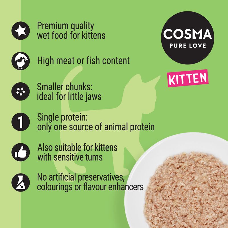 Cosma Original Kitten Saver Pack 24 x 85g || undefined || view 2