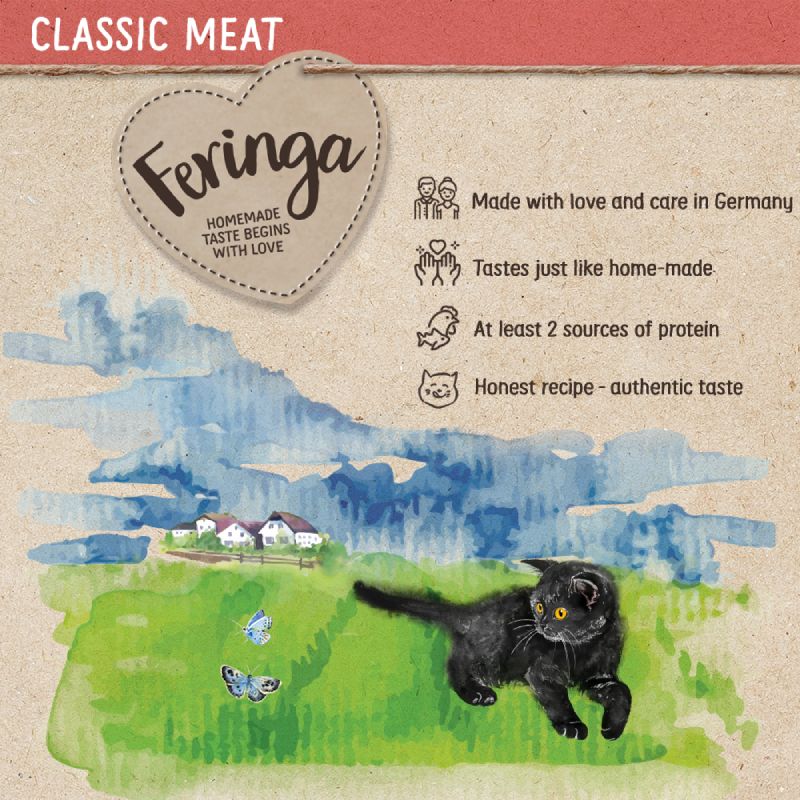 Feringa Classic Meat Menu Kitten Pouches 12 x 85g || Feringa || view 2