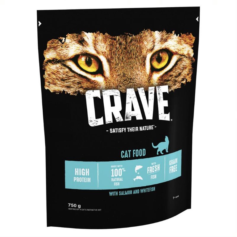 CRAVE Adult Salmon & Whitefish Dry Cat Food || Crave || view 1