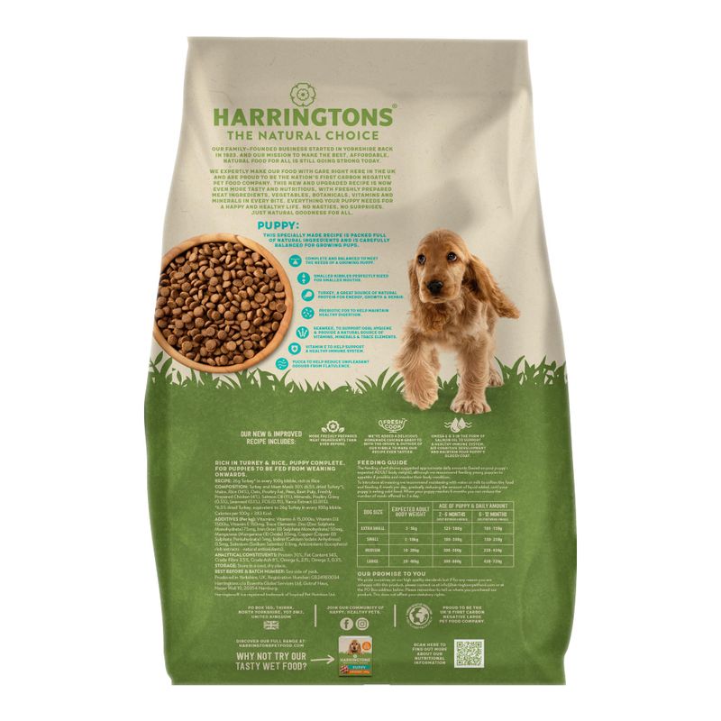 Harringtons Complete Puppy - Rich in Turkey & Rice || Harringtons || view 4