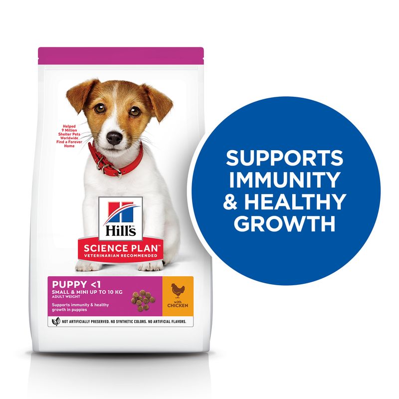 Hill’s Science Plan Puppy <1 Small & Mini with Chicken || Hill's Science Plan || view 2