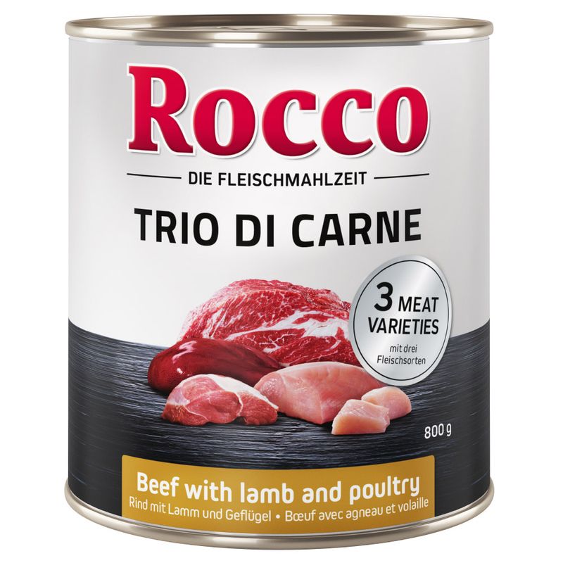 Rocco Classic Trio di Carne Saver Pack 24 x 800g || Rocco || view 5