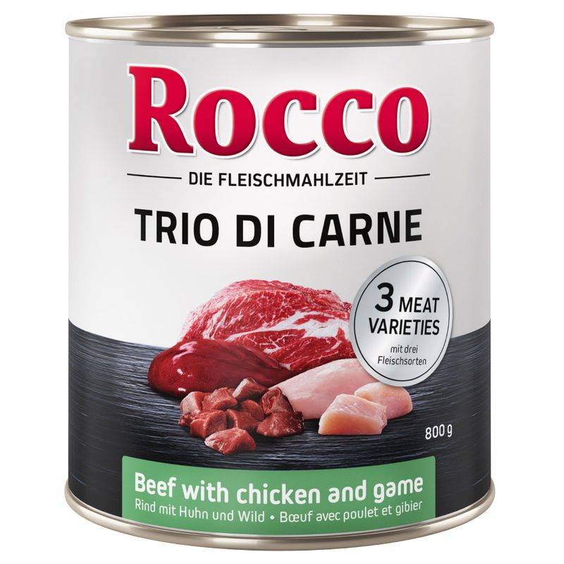 Rocco Classic Trio di Carne Saver Pack 24 x 800g || Rocco || view 2