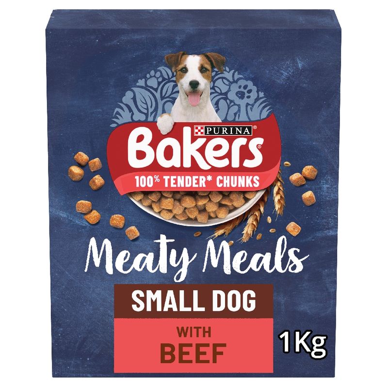 Bakers Adult Small Dog Meaty Meals Tender Chunks with Tasty Beef || Bakers || view 3