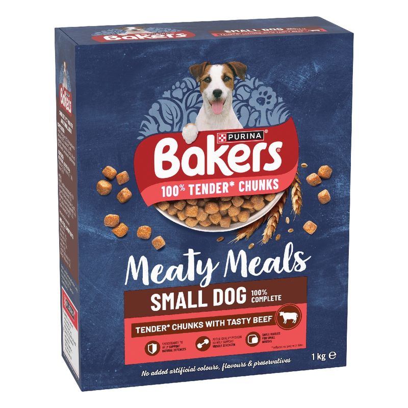 Bakers Adult Small Dog Meaty Meals Tender Chunks with Tasty Beef || Bakers || view 1