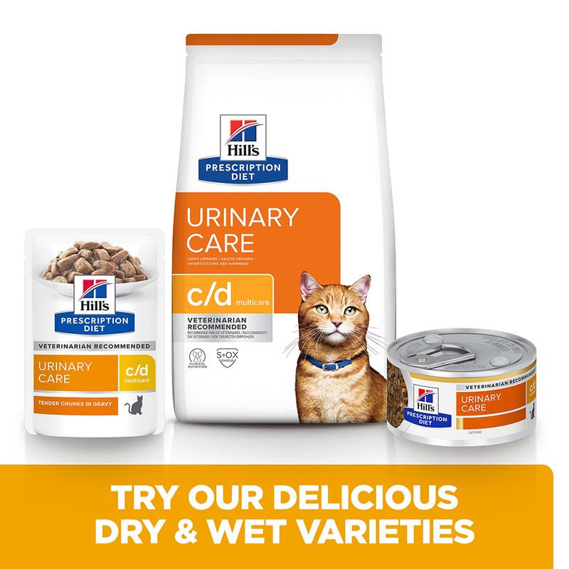 Hill's Prescription Diet Feline c/d Multicare Urinary Care - Salmon || undefined || view 7