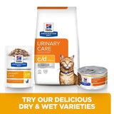 Hill's Prescription Diet Feline c/d Multicare Urinary Care - Salmon || undefined || view 7
