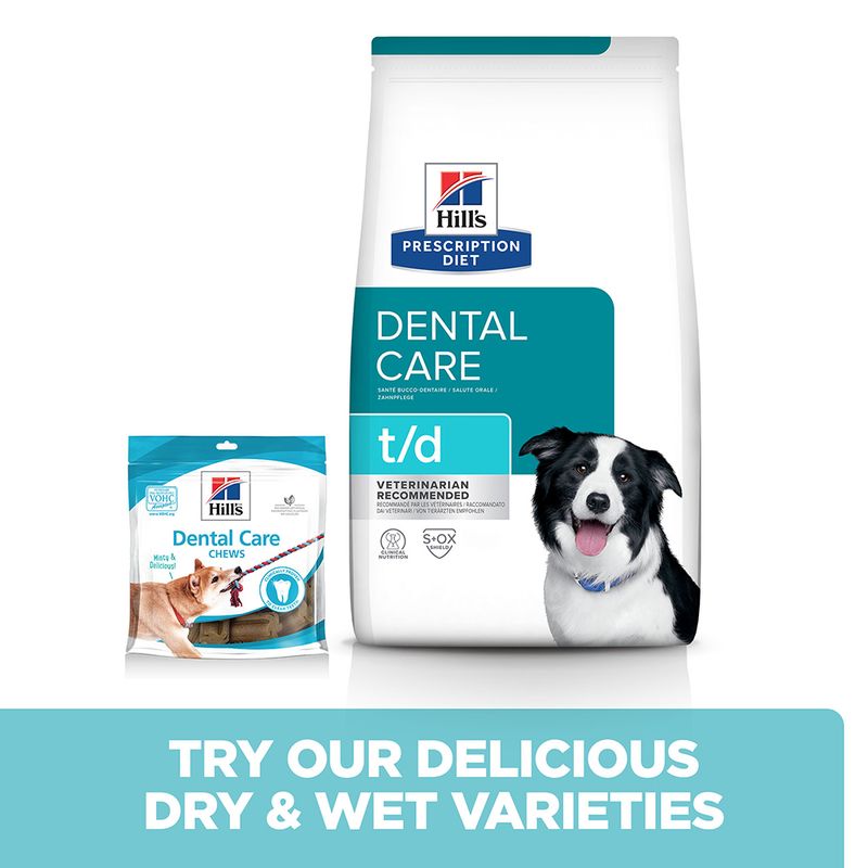 Hill's Prescription Diet Canine t/d Dental Care - Chicken || Hill's Prescription Diet || view 7
