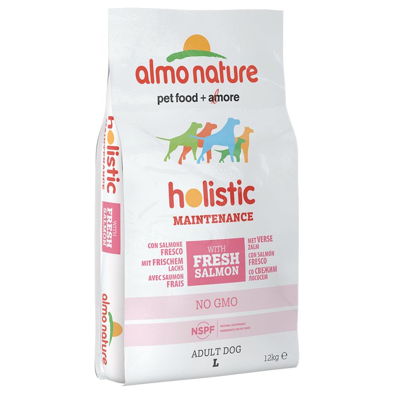 Almo Nature Holistic Large Adult Salmon & Rice Kibble for Dogs || Almo Nature Holistic || view 2