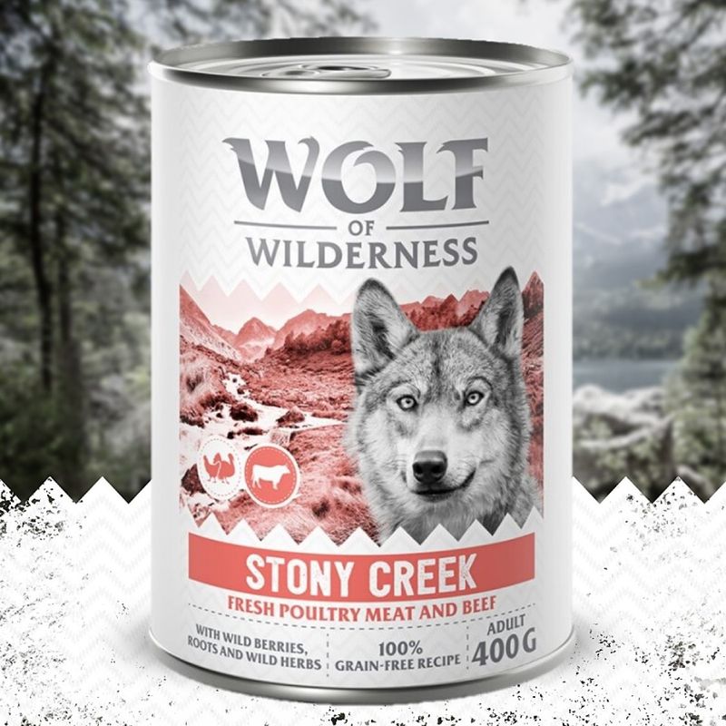 Wolf of Wilderness Adult ''Expedition'' 6 x 400g || Wolf of Wilderness || view 1
