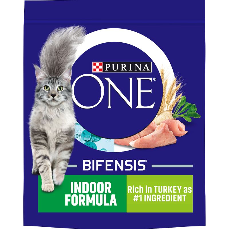PURINA ONE Indoor Formula Turkey & Whole Grains Dry Cat Food || Purina One || view 1