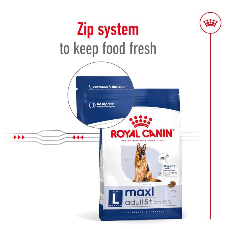 Royal Canin Maxi Adult 5+ || Royal Canin Size || view 13