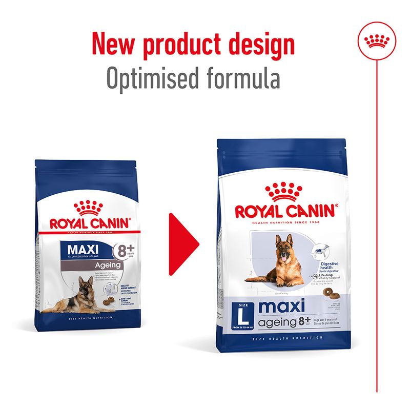 Royal Canin Maxi Ageing 8+ || Royal Canin Size || view 12