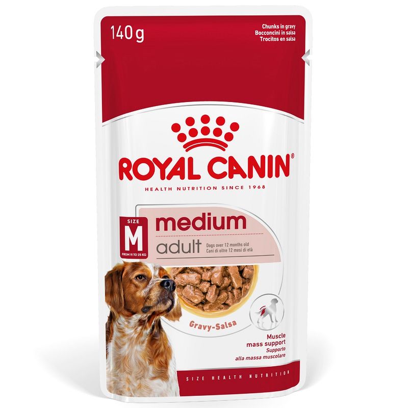 Royal Canin Medium Adult in Gravy || Royal Canin Size || view 2