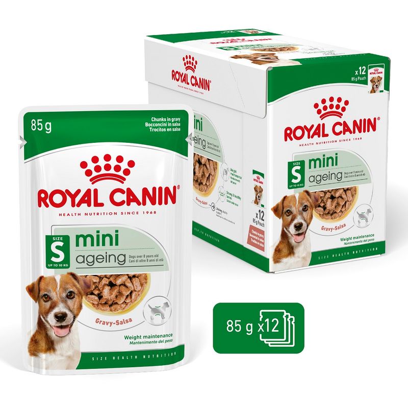 Royal Canin Mini Ageing in Gravy || Royal Canin Size || view 3